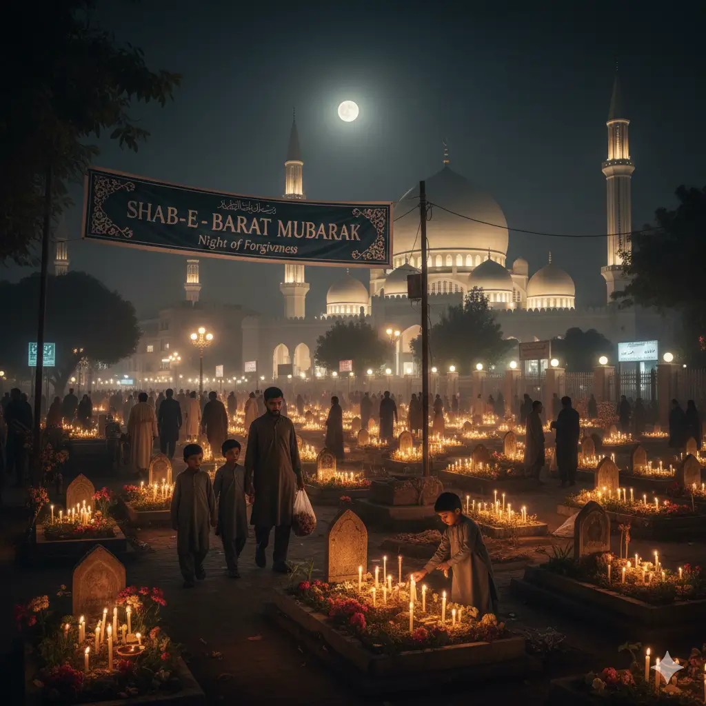 Will Pakistan Observe a Holiday for Shab-e-Barat 2026? The night of prayer in the masjid and visit to the the graveyard.