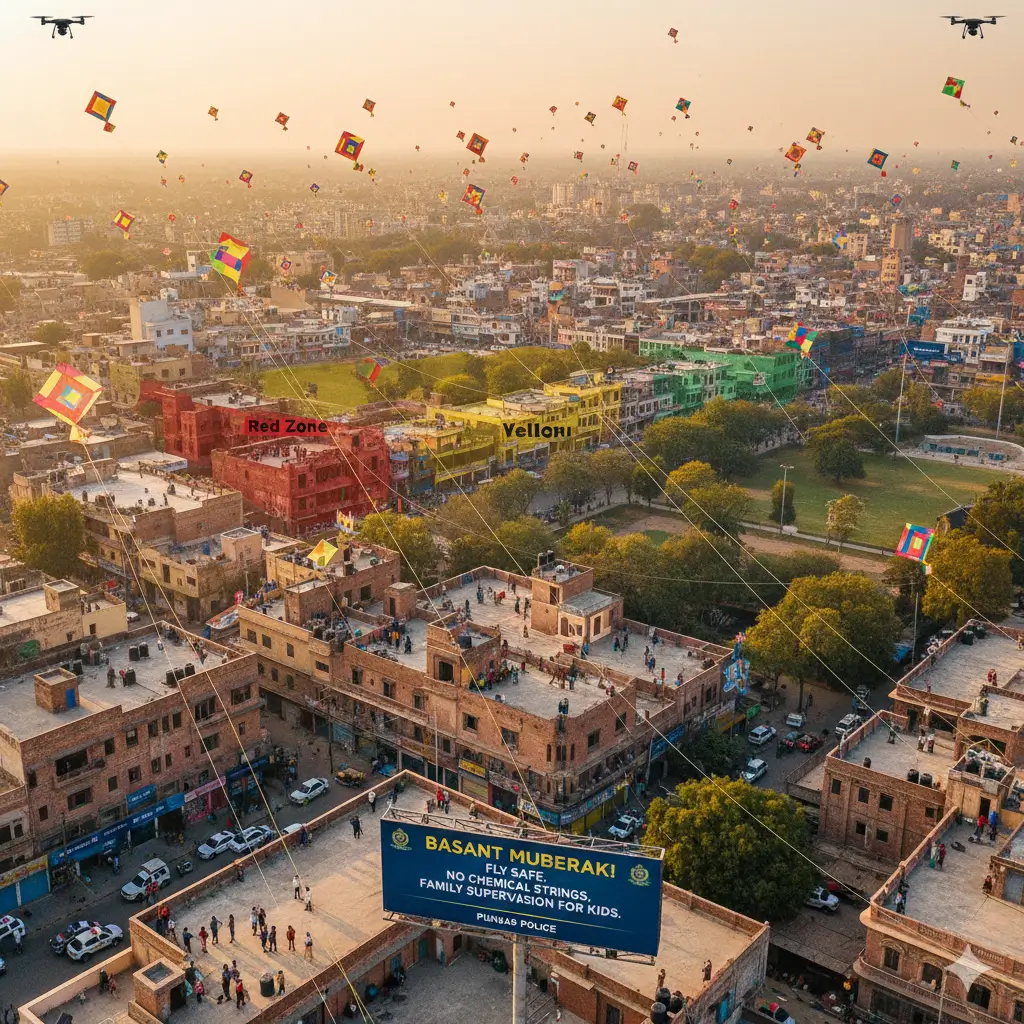 kites flying festival in lahore Local Holiday in Lahore for Basant Festival