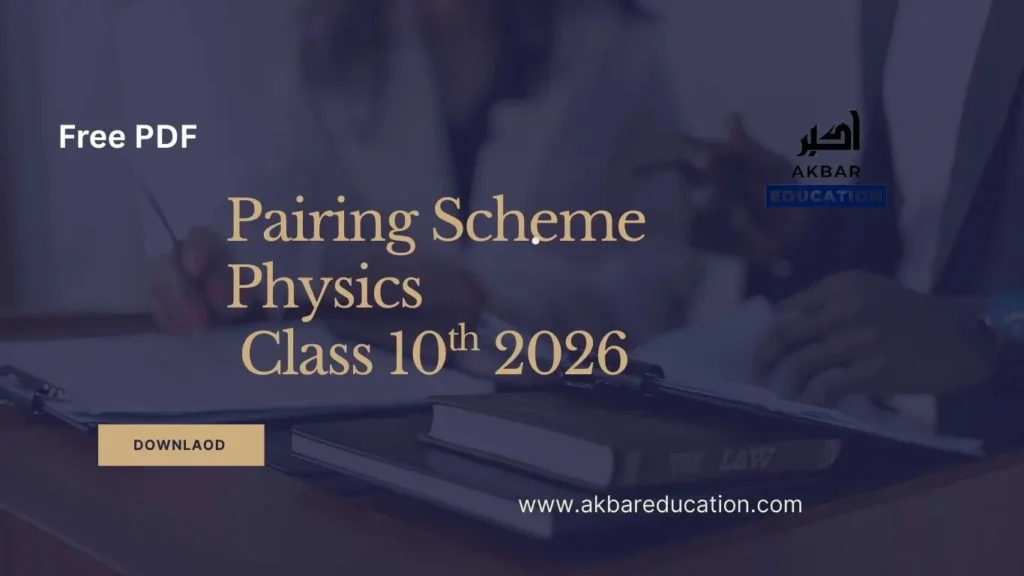 text 10th pairing scheme physics 2026