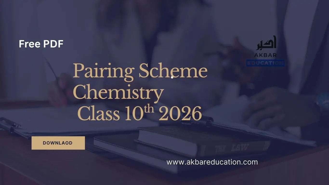 text coantain pairing scheme chemistry class10th 2026 and download in pdf